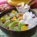 Porridge con kiwi y coco