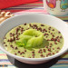 Porridge de té matcha y kiwi