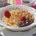 Porridge con plátano, chocolate y nueces