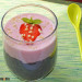 Pudin de chía y açai con yogur de fresas naturales