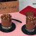 Pudin de chocolate, café y whisky