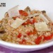 Risotto de berenjenas y tomate natural