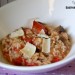 Risotto de berenjenas y tomate natural