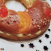 Receta de Roscón de Reyes fácil (sin masa madre) rellen