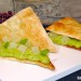 Sándwich de aguacate en hojaldre