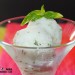 Sherbet de limón y albahaca