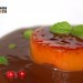 Sopa de chocolate a la canela con batata caramelizada