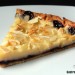 Tarta de crema frangipane y mermelada de arándanos