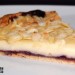 Tarta de crema frangipane y mermelada de arándanos