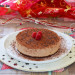 Tarta de queso y turrón con base de chocolate (sin horn