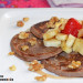 Tortitas saludables de avena, plátano y açaí