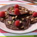Tortitas de avena, plátano y chocolate