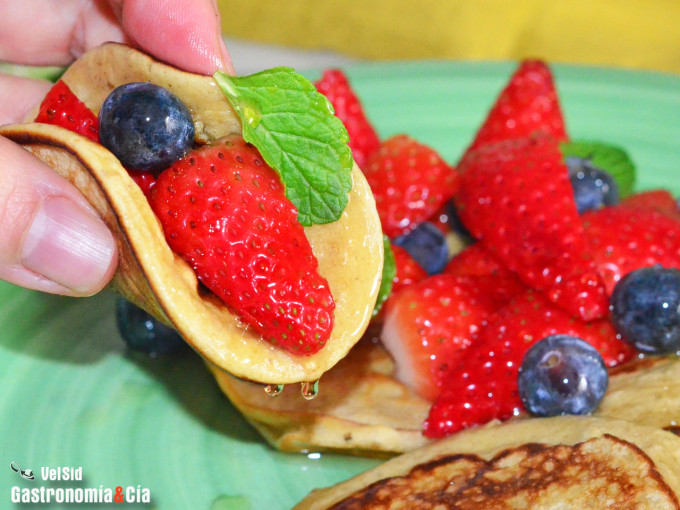 Tortitas de plátano y multicereales