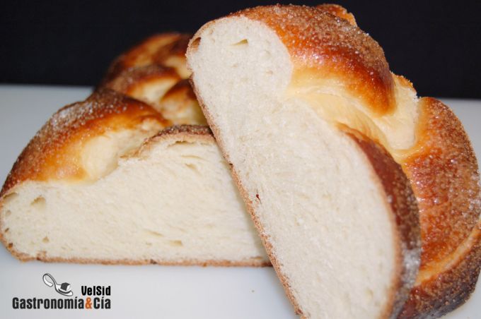 Trenza de brioche al azahar