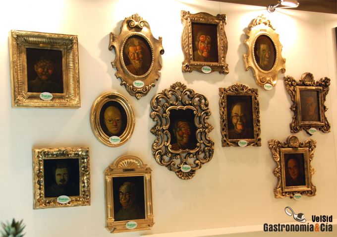 Chefs inmortalizados con frutas