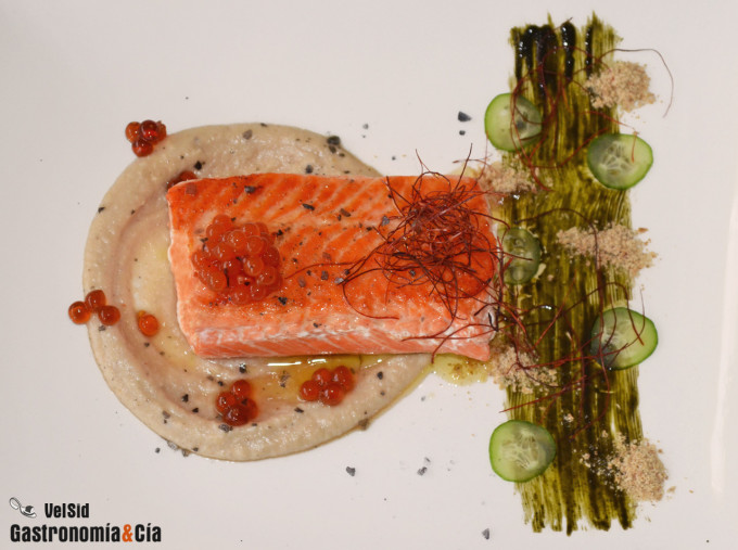 Trucha del Fiordo de Noruega con crema cítrica de chiri