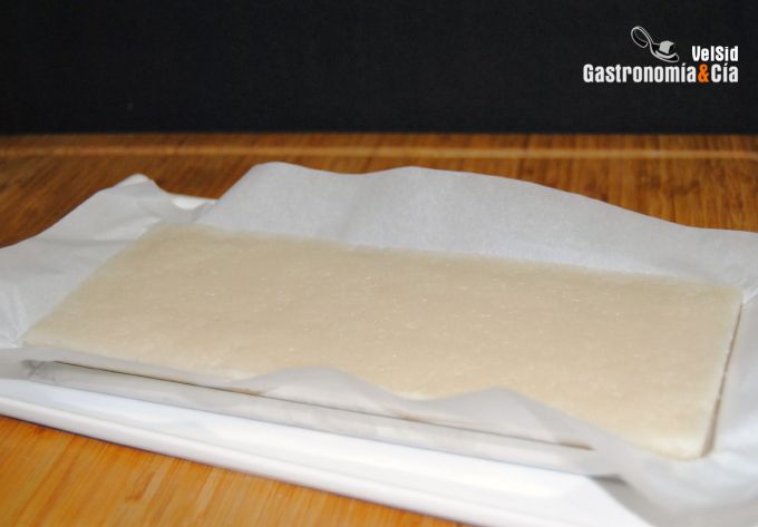 Turrón de coco casero