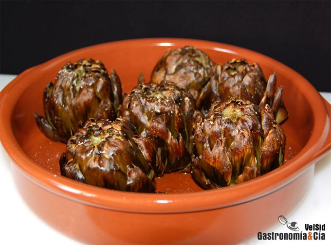 Alcachofas al horno