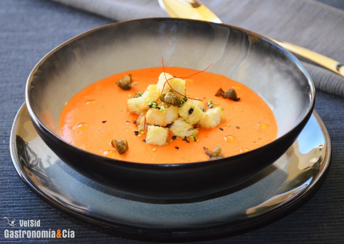 Bisque de pimientos del piquillo