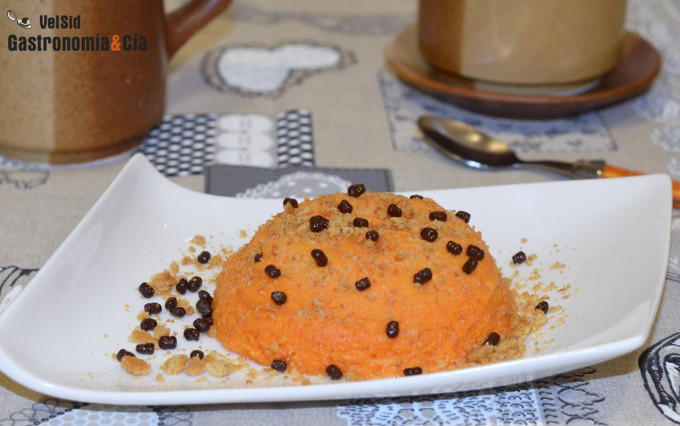 Pastel de calabaza individual, un pequeño pumpkin pie l