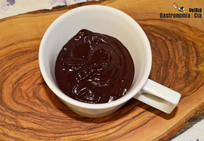 Receta de Brownie en taza (1 minuto en microondas)