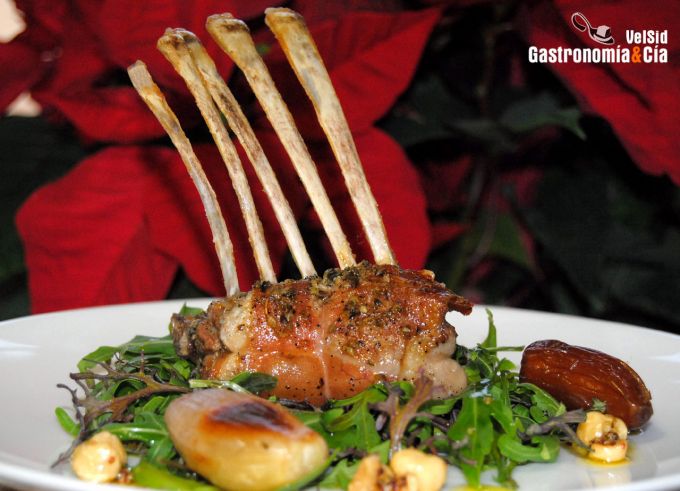 Costillar de cordero lechal al horno