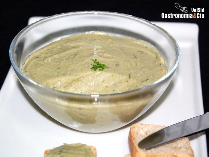 Crema de alcachofas para untar