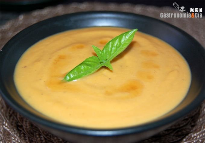Crema de calabaza y nabos