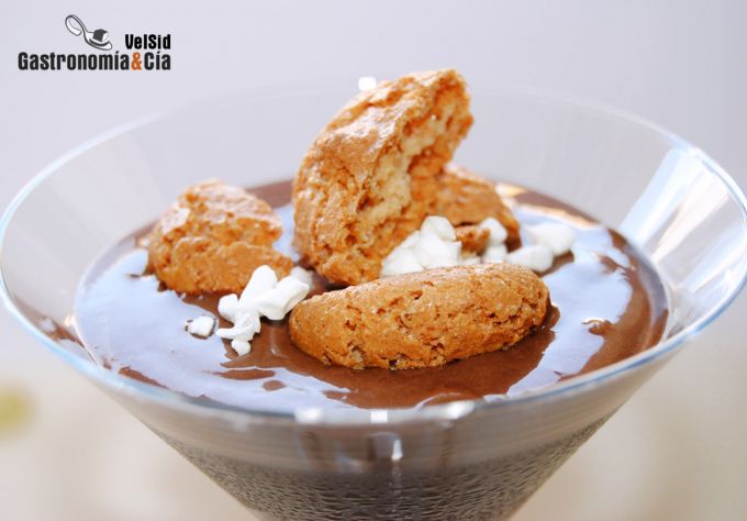 Crema frangipane de chocolate y amaretti