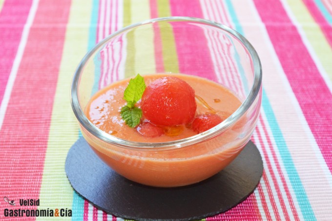 Receta de Gazpacho de sandía