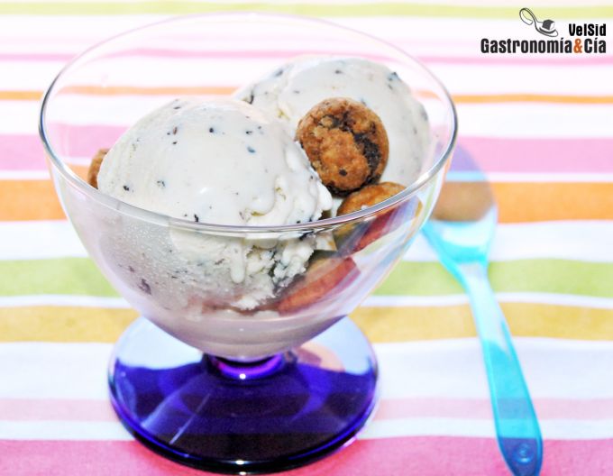 Receta de helado de stracciatella