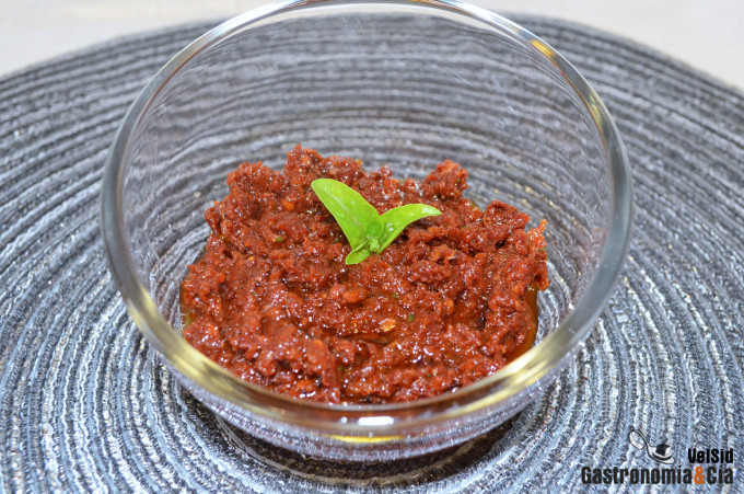 Paté de tomate seco