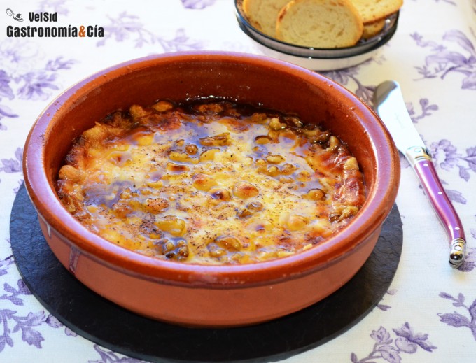 Provolone con mermelada de higos y frutos secos