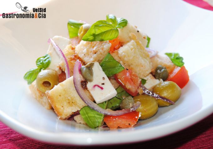 Receta de Panzanella