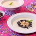 Arroz con ‘leche’ vegano, con chocolate y avellanas