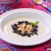 Arroz con ‘leche’ vegano, con chocolate y avellanas
