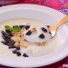 Arroz con ‘leche’ vegano, con chocolate y avellanas