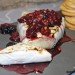 Queso brie caliente con frutos rojos