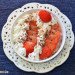  Porridge de fresas con nata