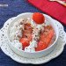  Porridge de fresas con nata