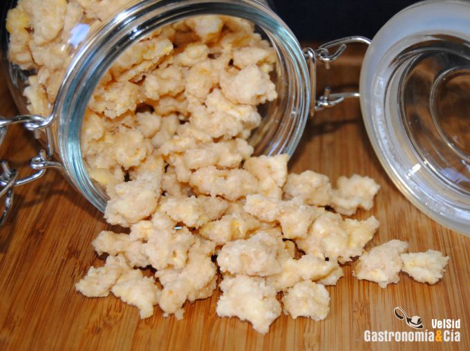 Tortitas de arroz o maíz para hacer toppings