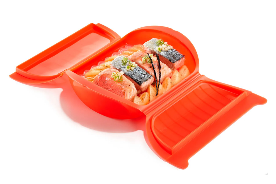 Estuche de silicona para cocinar al vapor todo tipo de alimentos