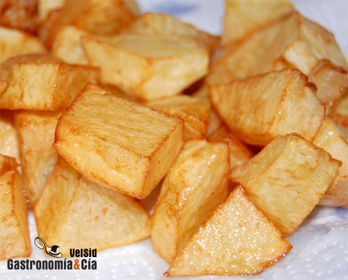 Patatas fritas glicidamina