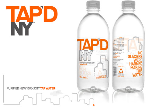 Tap´d NY. Purified New York City tap water