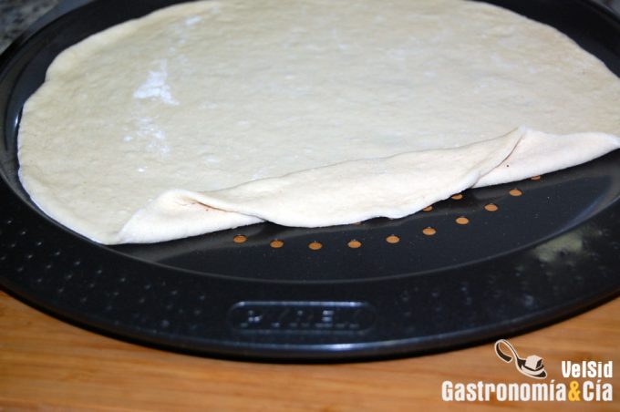 Molde para pizza de acero carbono con acabados de silicona poliéster
