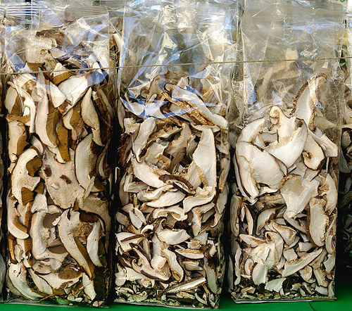 Setas secas Nicotina