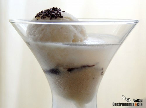 Receta de sorbete de piña, coco y plátano