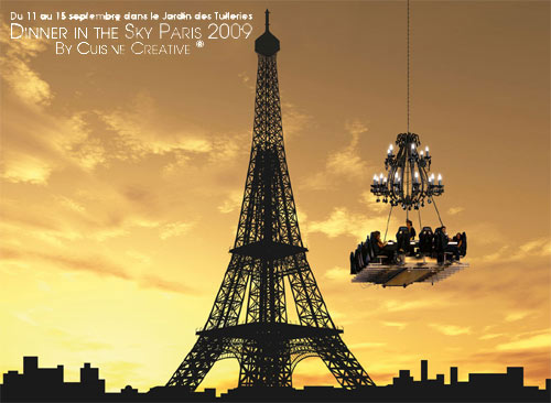 Comer en el cielo de París