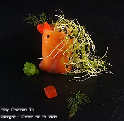 Rulo de salmón relleno Hoy Cocinas Tú