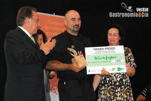 Ganador del Concurso Nacional de Cocina Aplicada al Langostino de Vinaròs 2010: Restaurante Monkey & Grill Íñigo Almenara López